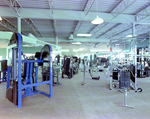 Interior View of Gym with Equipment by George Skip Gandy IV