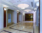 Building Lobby with Marble Flooring, A by George Skip Gandy IV