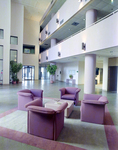 Lobby Interior with Décor, Bradenton, Florida, A by George Skip Gandy IV