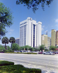 Exterior View of White Office Building by George Skip Gandy IV