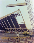 Workers Using a Crane for a Timber Beam, F by George Skip Gandy IV