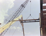 Workers Using a Crane for a Timber Beam, M by George Skip Gandy IV