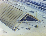 Aerial View of the Exterior of the Framed Structure Under Construction, A by George Skip Gandy IV