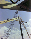 Workers Using a Crane for a Timber Beam, O by George Skip Gandy IV