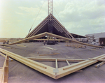 Timber Framed Structure Under Construction, L by George Skip Gandy IV