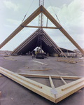 Timber Framed Structure Under Construction, O by George Skip Gandy IV