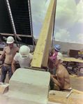 Workers Using Power Tools on Timber, M by George Skip Gandy IV