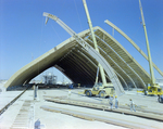 Timber Framed Structure Under Construction, Q by George Skip Gandy IV