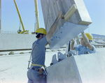 Workers Using a Crane for a Timber Beam, AC by George Skip Gandy IV