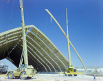 Timber Framed Structure Under Construction, AI by George Skip Gandy IV