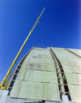 Workers on Top a Timber Framed Structure, K by George Skip Gandy IV