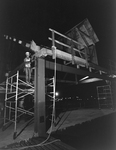 Construction Worker on Scaffold at Night by George Skip Gandy IV