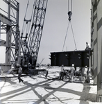 Florida Steel Employees Supporting Crane at Construction Site by George Skip Gandy IV