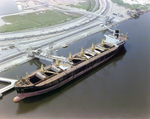 Aerial View of World Argus Docked at Port of Tampa, B by George Skip Gandy IV