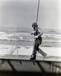 Florida Steel Worker Attached to Safety Harness, C by George Skip Gandy IV
