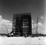 Cranes at Work on the Florida Power Anclote Plant, Tarpon Springs, H by George Skip Gandy IV