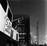 Cranes at Work on the Florida Power Anclote Plant, Tarpon Springs, I by George Skip Gandy IV