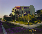 Exterior of Marriott Westshore with Entrance and Parking Lot, Tampa, A by George Skip Gandy IV
