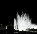 Fountain at Night, B by George Skip Gandy IV