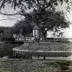 Bench and Footbridge by Pond in Carrollwood Village, A by George Skip Gandy IV