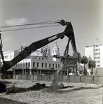 Exchange National Bank Excavator at Groundbreaking, Tampa by George Skip Gandy IV