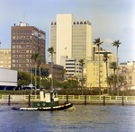 Downtown Tampa Skyline and Dorothy Tug Boat on Hillsborough River by George Skip Gandy IV