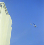 Helicopter Flying by Exchange National Bank in Tampa by George Skip Gandy IV