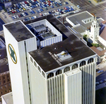 People and Helicopter on Exchange National Bank Roof, Tampa by George Skip Gandy IV