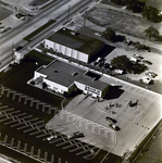 Aerial View of Helicopter at Exchange National Bank, Temple Terrace by George Skip Gandy IV