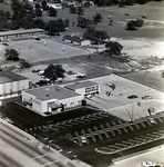 Aerial View of Helicopter at Exchange National Bank, Temple Terrace by George Skip Gandy IV