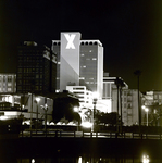 Logo Projected on Exchange National Bank, Tampa by George Skip Gandy IV