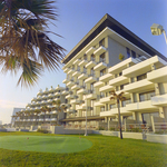 Hilton Hotel, Exterior, A by George Skip Gandy IV