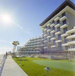 Hilton Hotel, Exterior, C by George Skip Gandy IV