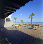 Hilton Hotel, Patio, A by George Skip Gandy IV