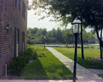 Sidewalk and Pond at M&M Management Property by George Skip Gandy IV