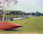 Boats by Pond at M&M Management Property, C by George Skip Gandy IV