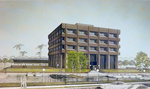 Architectural Rendering of the Metropolitan Bank Building by George Skip Gandy IV