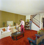 People Socializing in Living Room at Mariners Pass Condominiums in St. Petersburg, B by George Skip Gandy IV