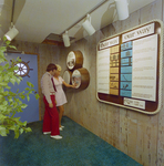 Man and Woman Viewing Information Displays at Mariners Pass Condominiums in St. Petersburg, B by George Skip Gandy IV