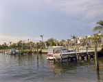Boats Docked in Hillsborough River Behind Marina Club Condominiums in Tampa, A by George Skip Gandy IV