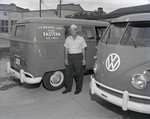 Man Standing by Matheny Caterers Vehicles for Howell Motors by George Skip Gandy IV
