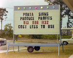 Metal Products of Porta Signs, B by George Skip Gandy IV