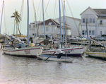 Children and Boats on Water in Belize, E by George Skip Gandy IV