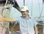 Man in Misener Marine Construction Hat in Belize City, A by George Skip Gandy IV
