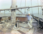 Man in Misener Marine Construction Hat in Belize City, B by George Skip Gandy IV