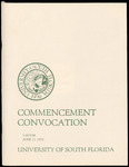 Commencement Convocation Program, USF, June 11, 1972