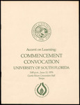 Commencement Convocation Program, USF Tampa Campus, June 13, 1976