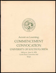 Commencement Convocation Program, USF Tampa Campus, June 11, 1978