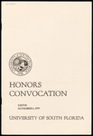 Convocation Program, USF, Honors, November 4, 1979