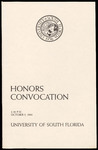Convocation Program, USF, Honors, October 5, 1984